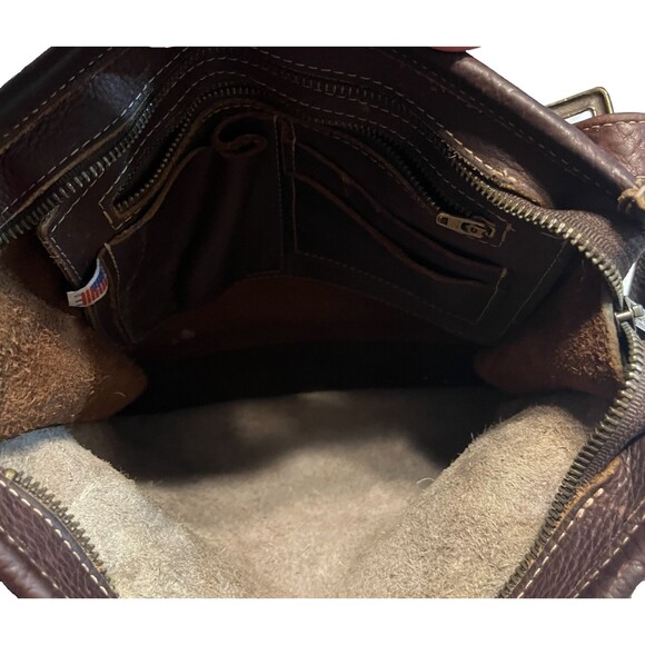 Western Hair On Cowhide Zebra Print Genuine Leather Shoulder Bag Made In USA - Picture 6 of 16